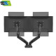 Kaloc KLC V28 17- 26" Double ARM Monitor/TV Desktop Mount Stand With Cable Management System