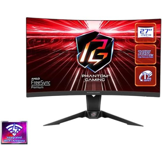ASRock PG27Q15R2A Curved Gaming Monitor